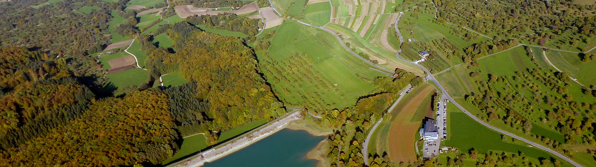 Luftbild Stausee